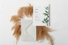 boda-invitacion-personalizada-acuarela-ilustracion-flores-botanica-verde-rama