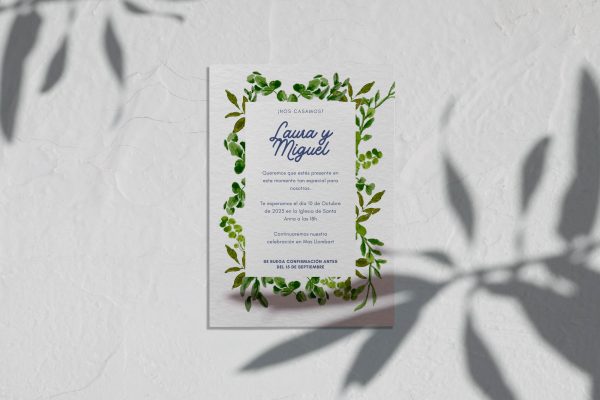 Invitación de boda 09